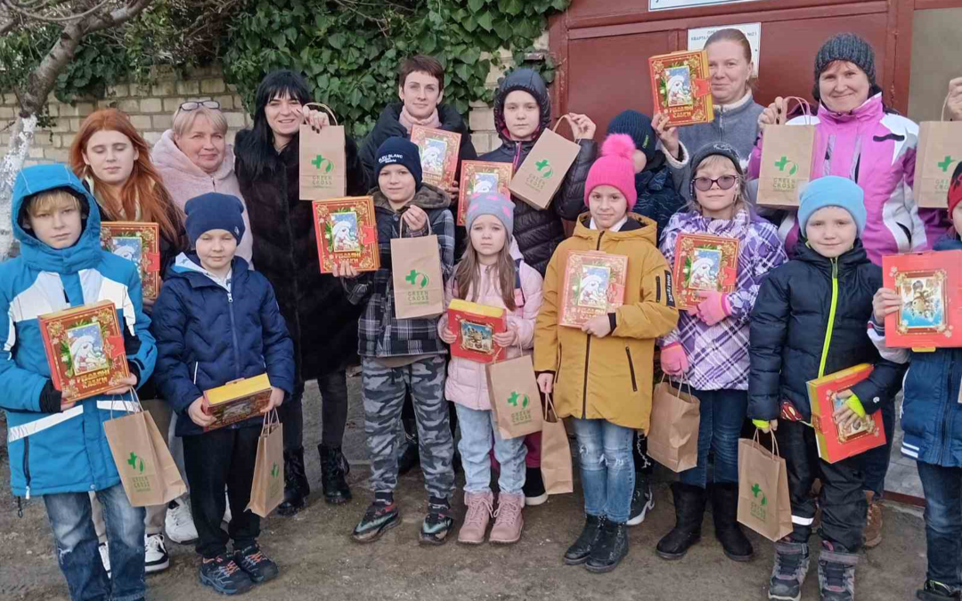 Weihnachts- und Neujahrsgeschenke für Kinder in der Ukraine